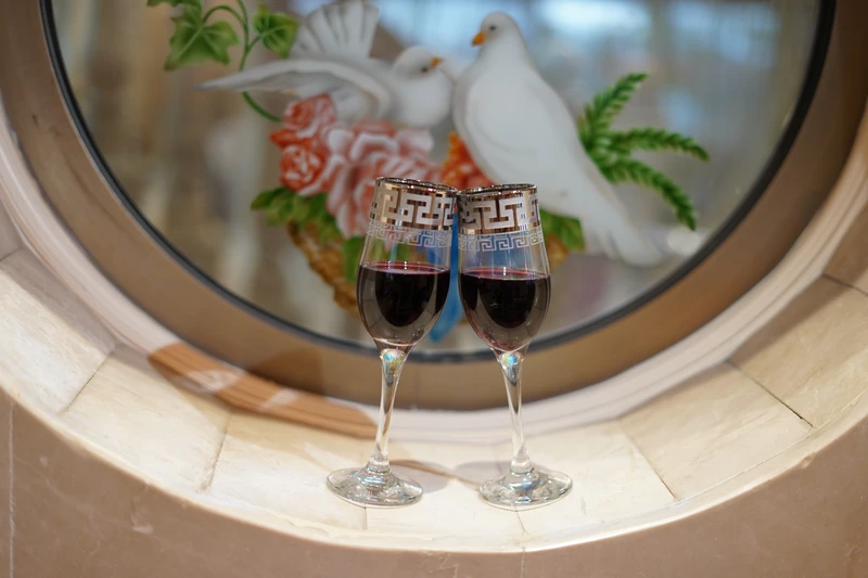 זוג כוסות PROMSIZ ליין מבעבע