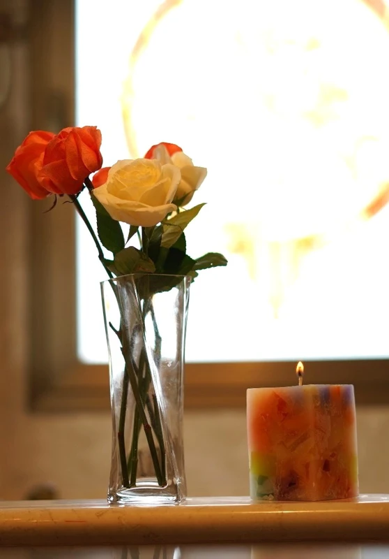 נר ריח צבעוני