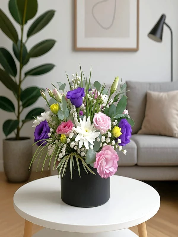 סידור פרחים צבעוני Mila